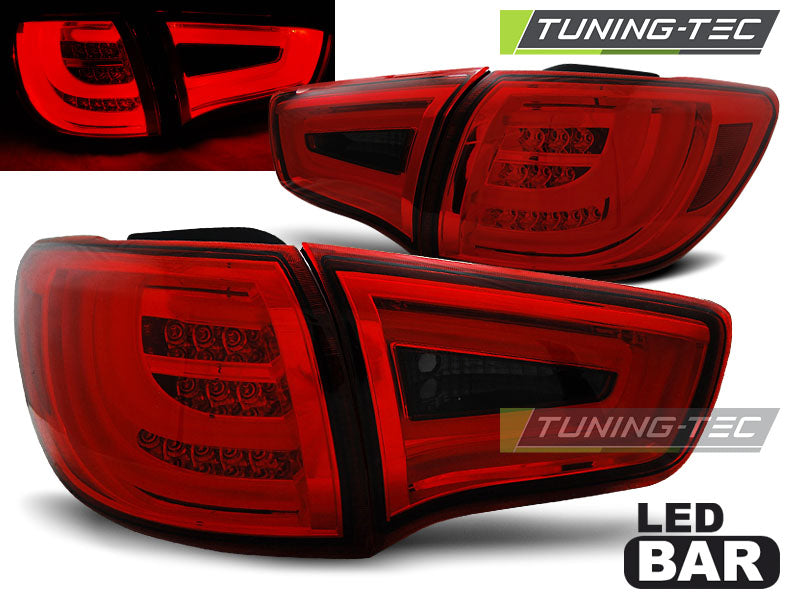 Barre LED rouge fumée pour KIA SPORTAGE III 10-04.14