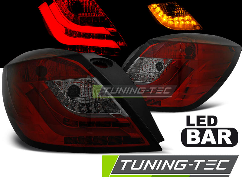 OPEL ASTRA H 03.04-09 LED ROUGE FUMÉE 3D
