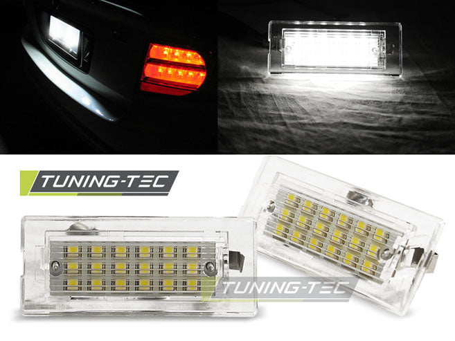Éclairage LED pour plaque d'immatriculation compatible BMW X5 E53 / X3