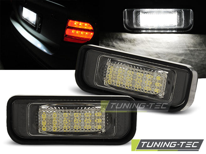 Éclairage LED pour plaque d'immatriculation compatible avec Mercedes W220 (09.98-05.05) avec CANBUS