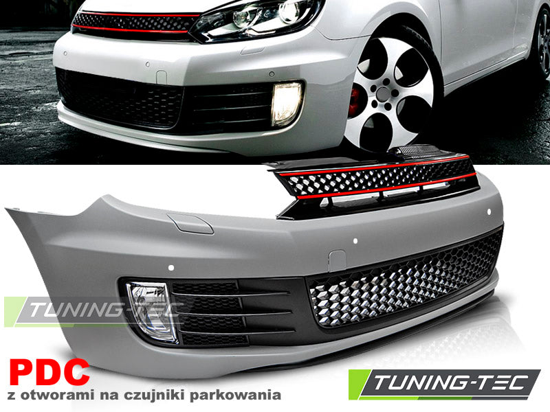 Pare-chocs avant sport avec PDC compatible VW Golf VI 08-12
