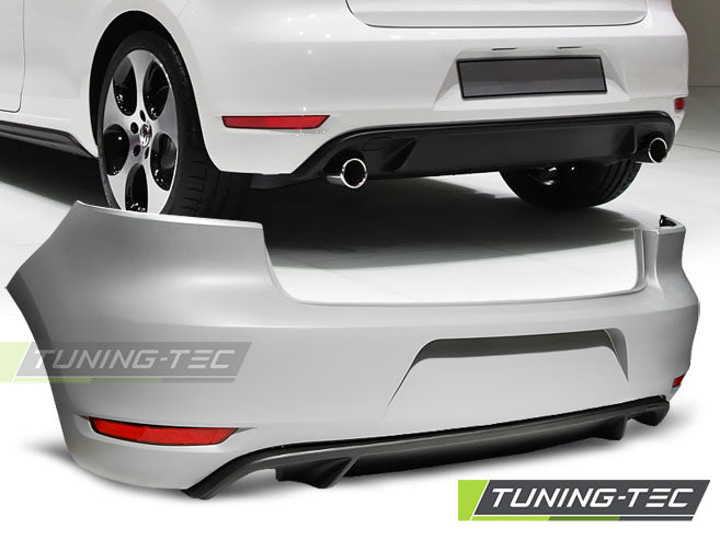 Pare-chocs arrière sport double compatible VW Golf 6