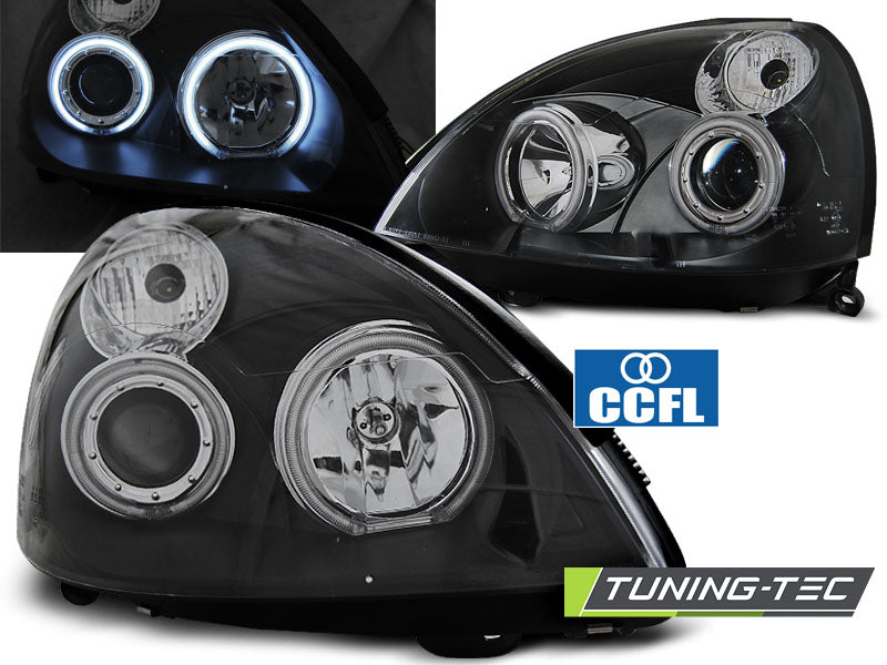 RENAULT CLIO II 06.01-09.05 ANGEL EYES CCFL NOIR