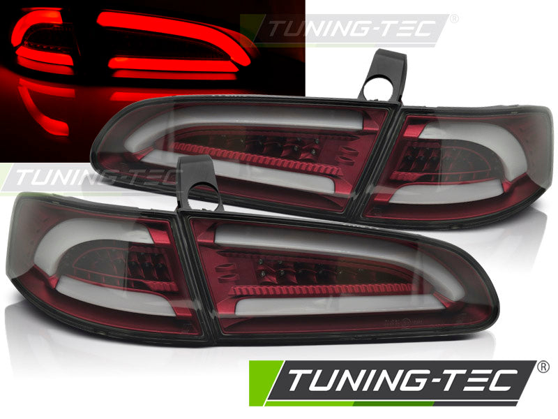 Feux arrière à LED rouges fumés compatibles avec SEAT IBIZA 02-08