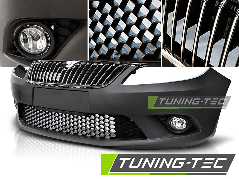 Pare-chocs avant sport compatible avec SKODA FABIA II 10.10-06.14