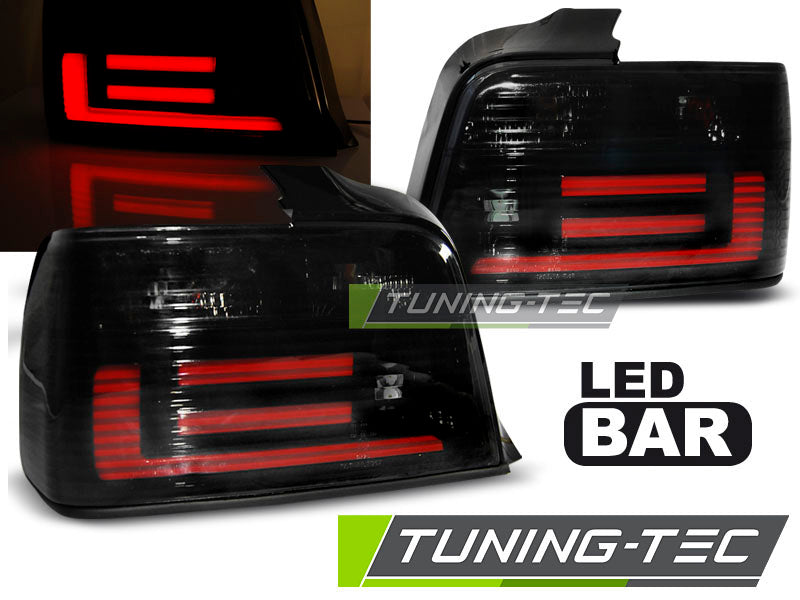 Feux arrière à LED fumés compatibles BMW E36 12.90-08.99 Berline