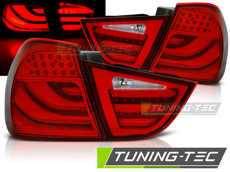 Feux arrière à LED rouges compatibles BMW E90 09-11