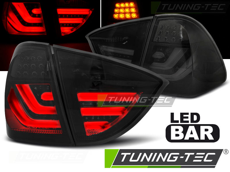 Feux arrière à LED fumés compatibles BMW E91 05-08