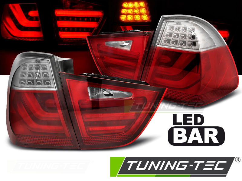 Feux arrière à LED rouges et blancs compatibles BMW E91 09-11