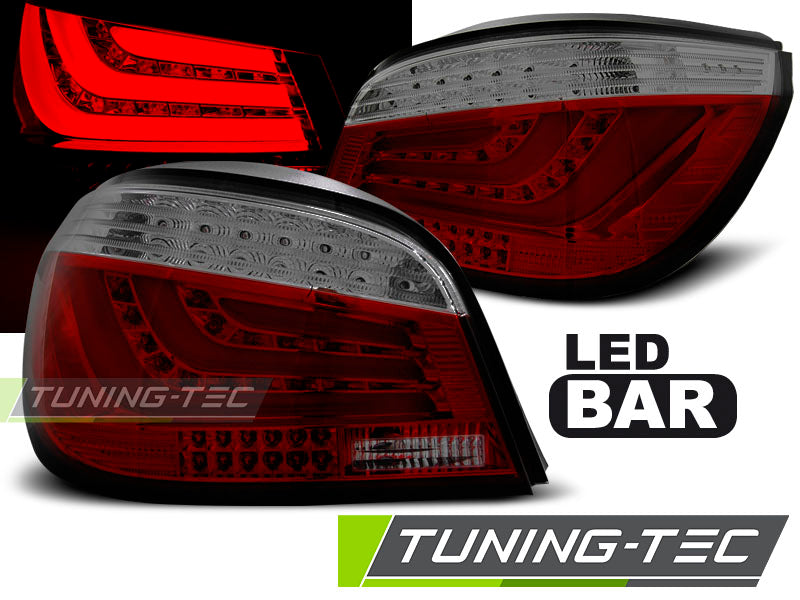 Feux arrière à LED à fumée rouge compatibles avec BMW E60 07.03-02.07