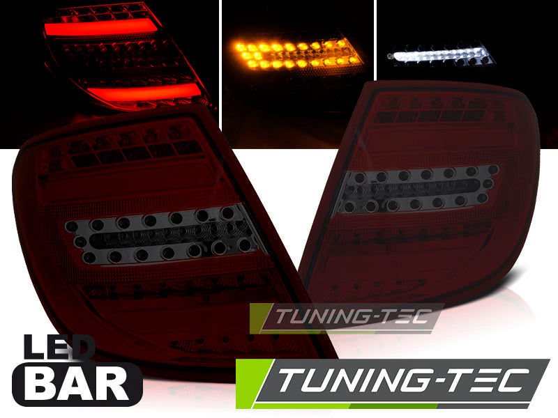 BARRE LED FUMÉE ROUGE MERCEDES C-KLASA W204 KOMBI 07-10
