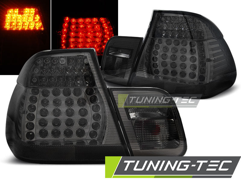 Feux arrière à LED fumés compatibles BMW E46 05.98-08.01