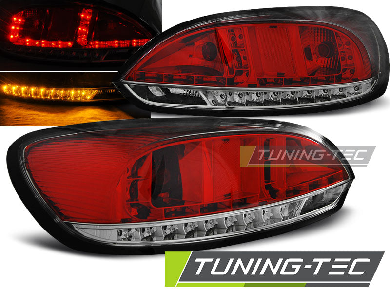 Feux arrière à LED rouge et blanc compatibles avec VW Scirocco III 08-04.14