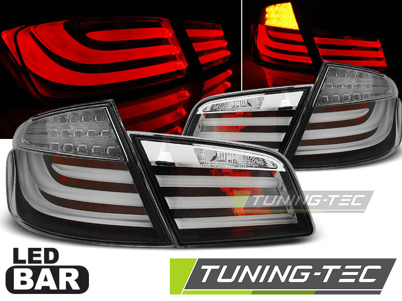 Feux arrière à LED noirs compatibles BMW F10 10-07.13