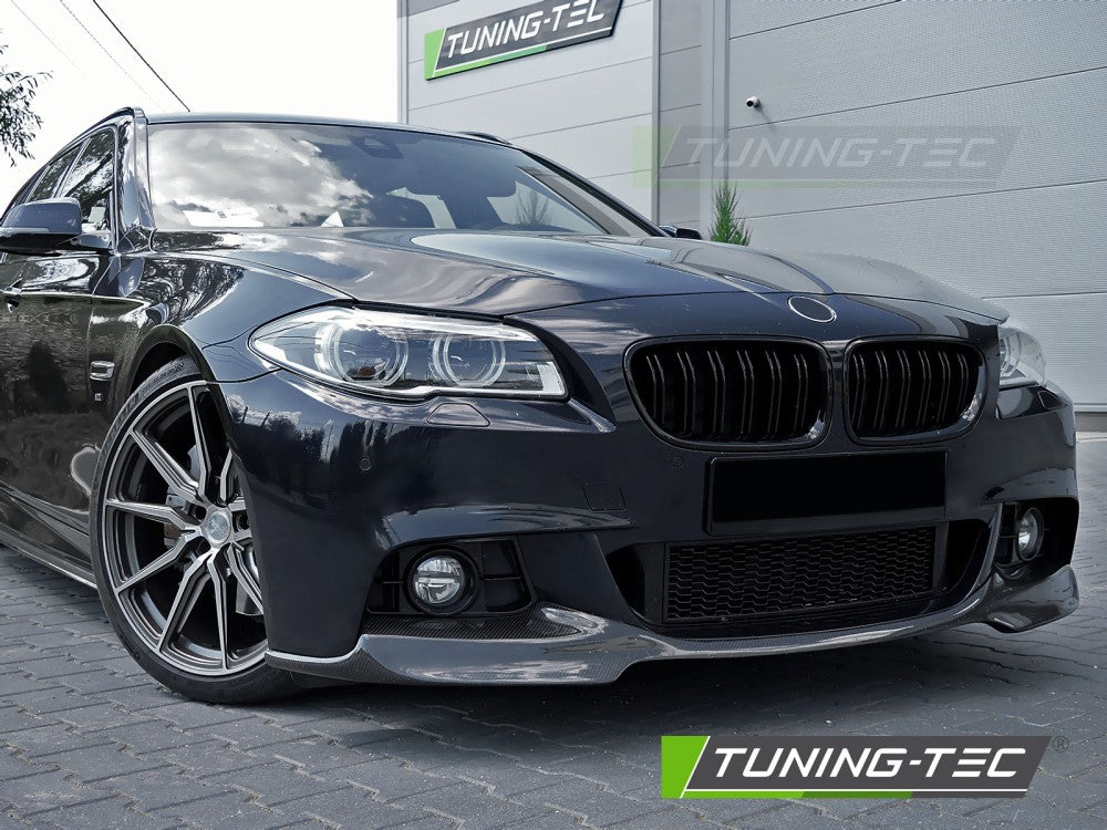 Aileron avant en carbone style V compatible BMW F10 11-16