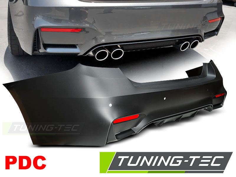 Pare-chocs arrière style sport avec PDC compatible BMW F30 Berline 11-18
