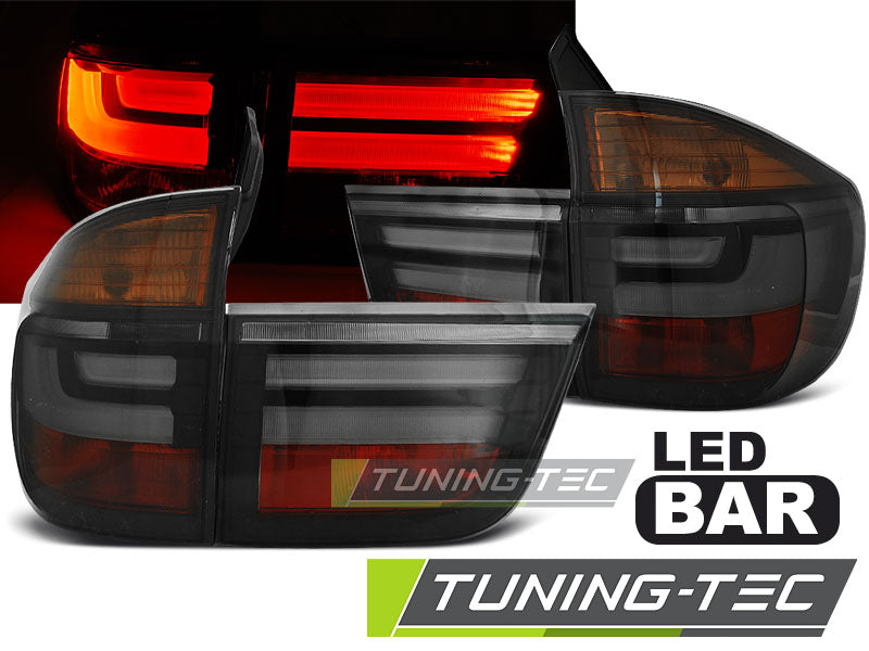 Feux arrière à LED fumés compatibles BMW X5 E70 07-10
