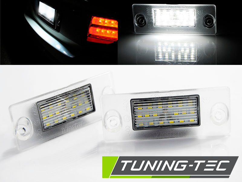 Feux de plaque d'immatriculation à LED compatibles avec AUDI A4 B5 94-98 / A3 97-00