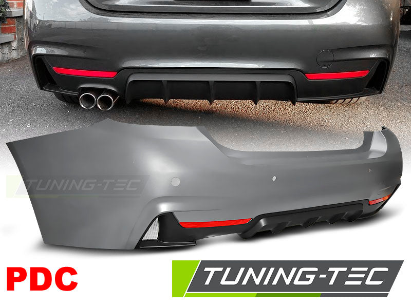 Pare-chocs arrière style performance PDC compatible BMW F32 / F33 13-20