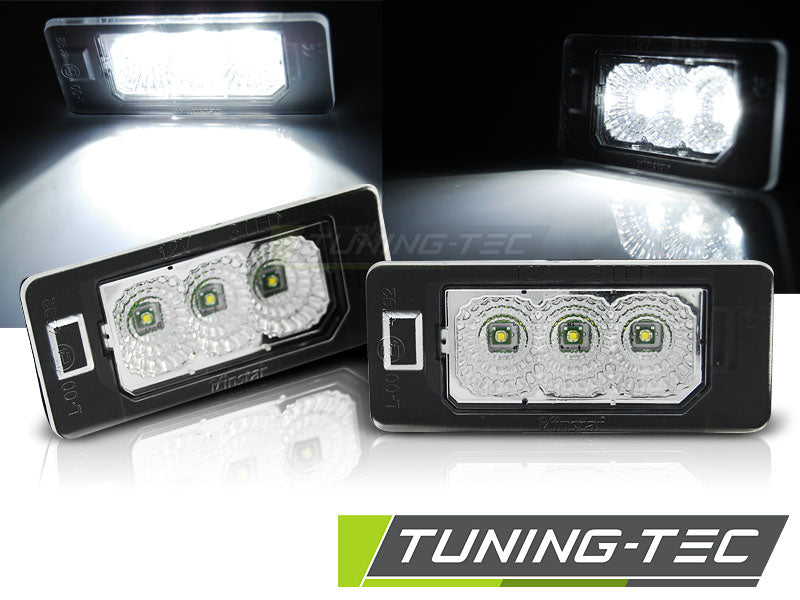Feux de plaque d'immatriculation à LED transparents compatibles avec Audi Q5 / A4 08-10 / A5 / TT / VW Passat B6 Kombi