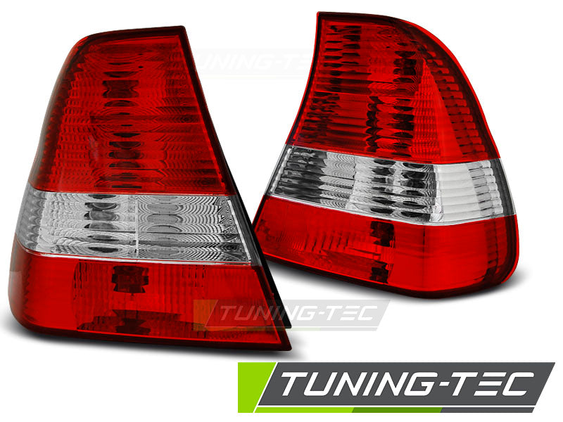 FEUX ARRIÈRE ROUGES ET BLANCS compatibles BMW E46 06.01-12.04 COMPACT