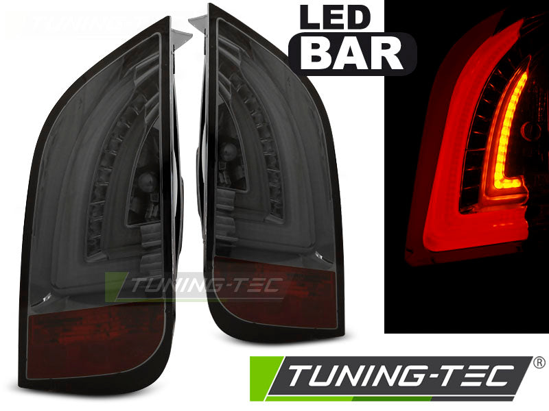 Feux arrière à LED fumés compatibles avec VW UP! 3.11- / SKODA CITIGO 12.11-