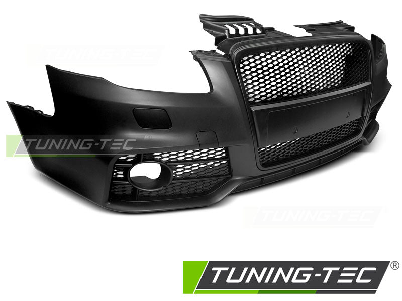 Pare-chocs avant sport noir compatible avec Audi A4 04-08