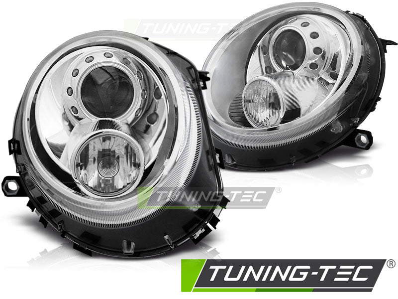 Phares chromés compatibles BMW MINI (COOPER) 06-14