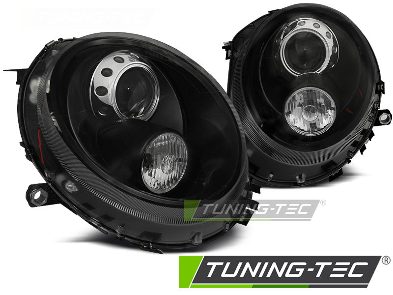 Phares noirs compatibles avec BMW MINI (COOPER) 06-14