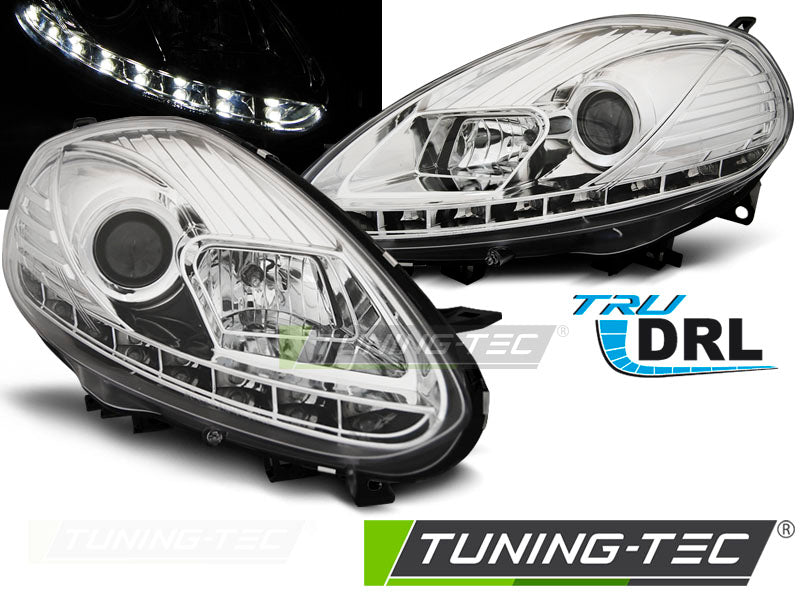 FIAT PUNTO EVO 10.09-12 LED CHROME DRL