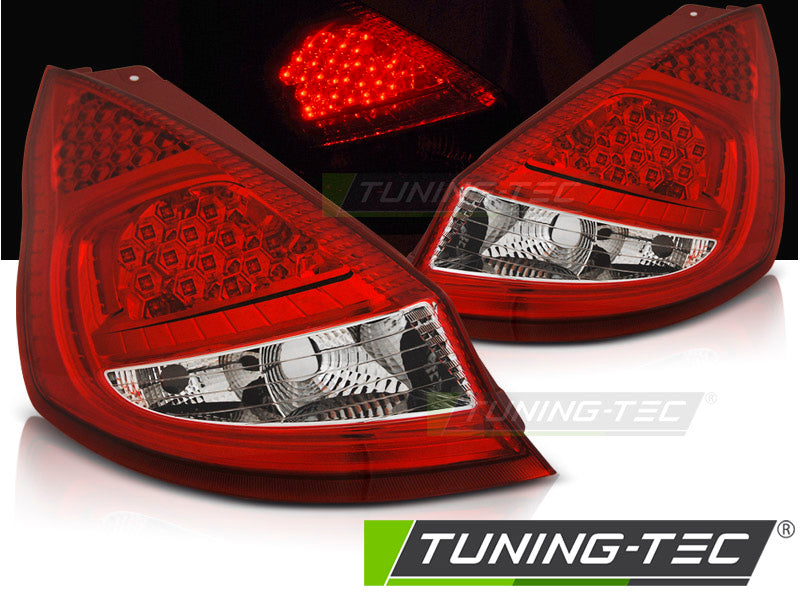 FORD FIESTA MK7 08-12 HB LED ROUGE ET BLANC