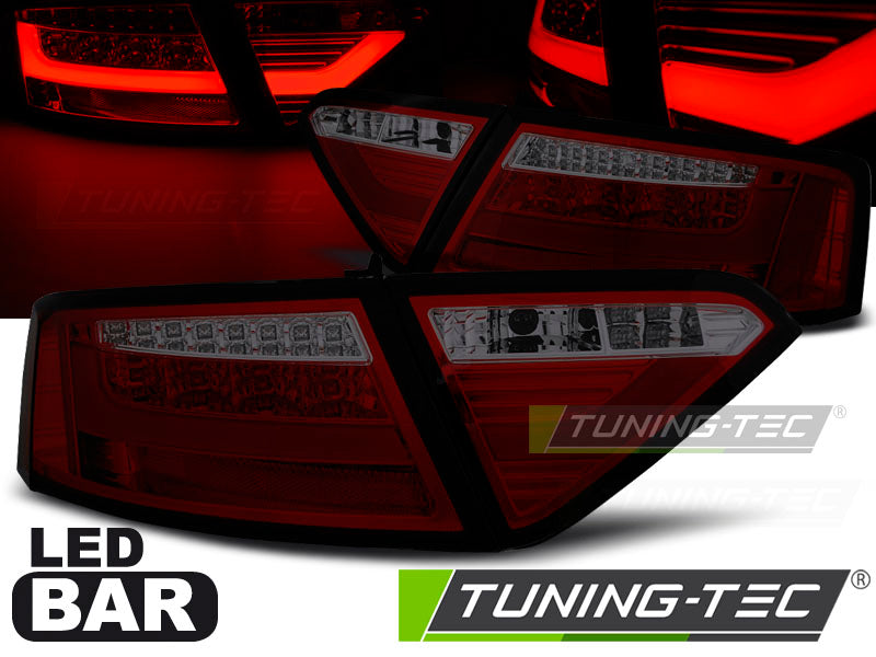 Feux arrière à LED rouges fumés compatibles avec Audi A5 07-06.11