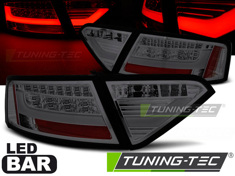 Feux arrière à LED fumés compatibles avec Audi A5 07-06.11