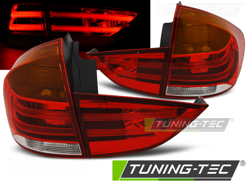 Feux arrière à LED rouge et blanc compatibles avec BMW X1 E84 10.09-07.12
