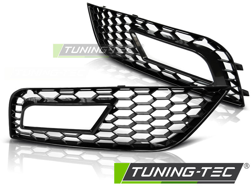 Cache antibrouillard noir brillant pour Audi A4 (B8) 11.11-15