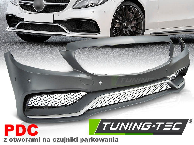 Pare-chocs avant sport PDC compatible avec MERCEDES W205 14-18