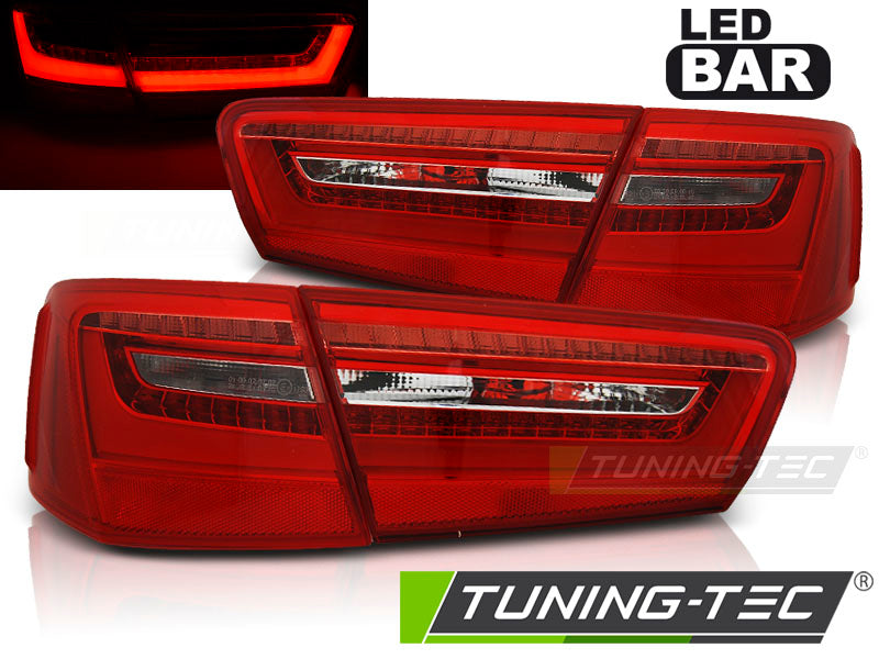 Feux arrière à LED rouge et blanc compatibles avec Audi A6 C7 11-10.14