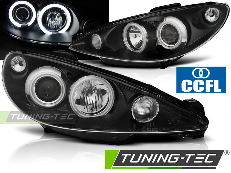 PEUGEOT 206 02 - ANGEL EYES NOIR CCFL