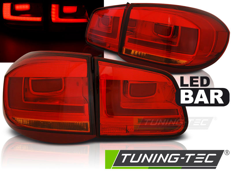 Barre de feux arrière à LED rouges compatible VW Tiguan 07-07.11