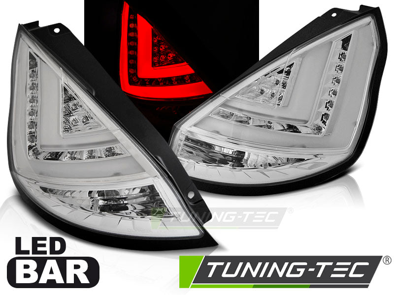 Barre LED chromée HB pour Ford Fiesta MK7 12-16