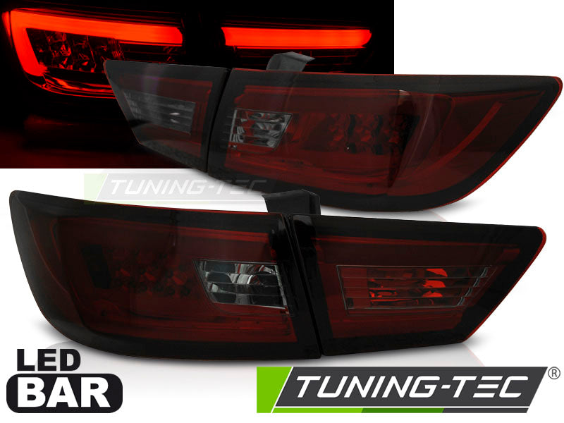 Barre LED rouge fumée pour Renault Clio IV 13-16 (berline)