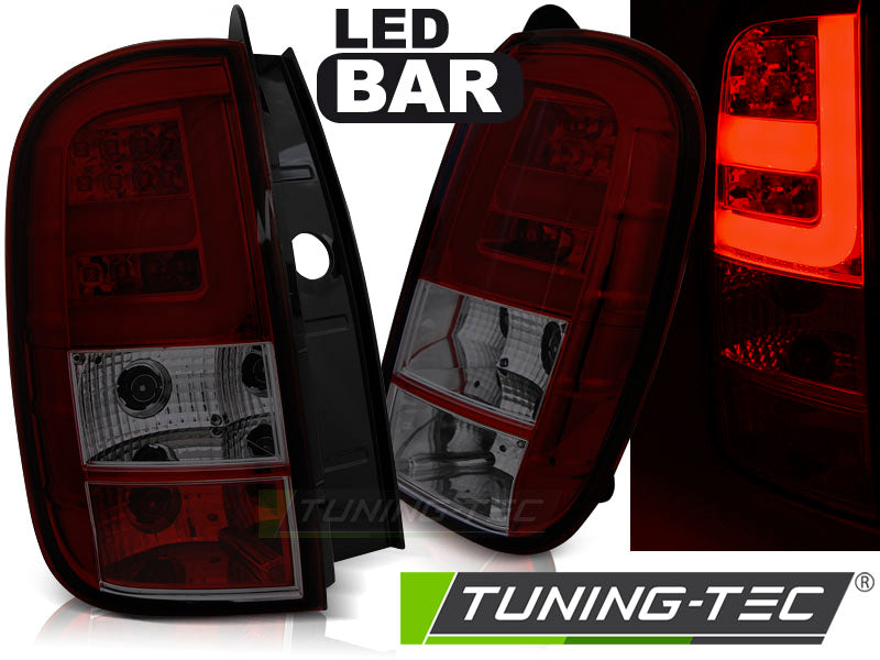 DACIA DUSTER 04.10 - BARRE LED ROUGE FUMÉ