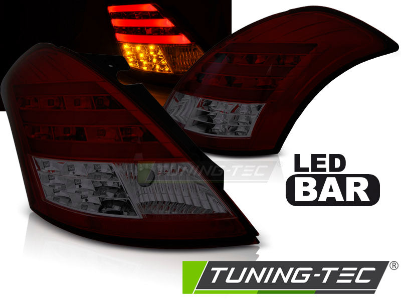 Barre LED rouge fumée pour Suzuki Swift V10