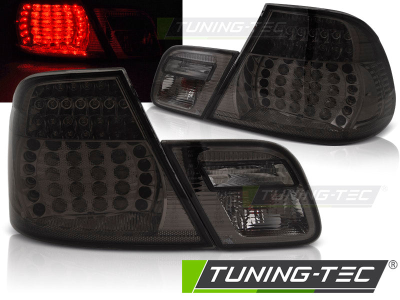 Feux arrière à LED fumés compatibles BMW E46 Coupé 04.03-06