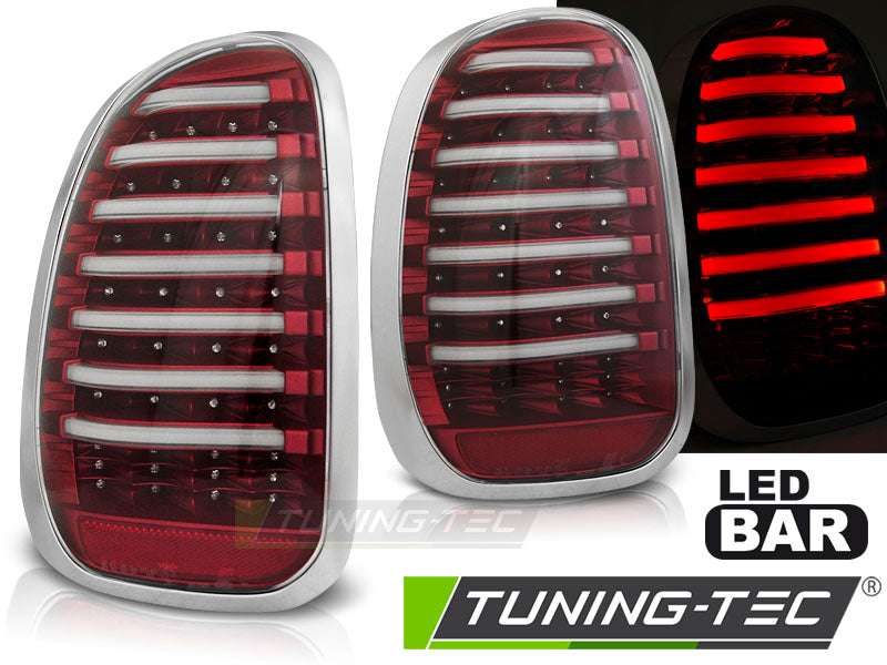 Barre LED rouge et blanche MINI R60 COUNTRYMAN 10-14