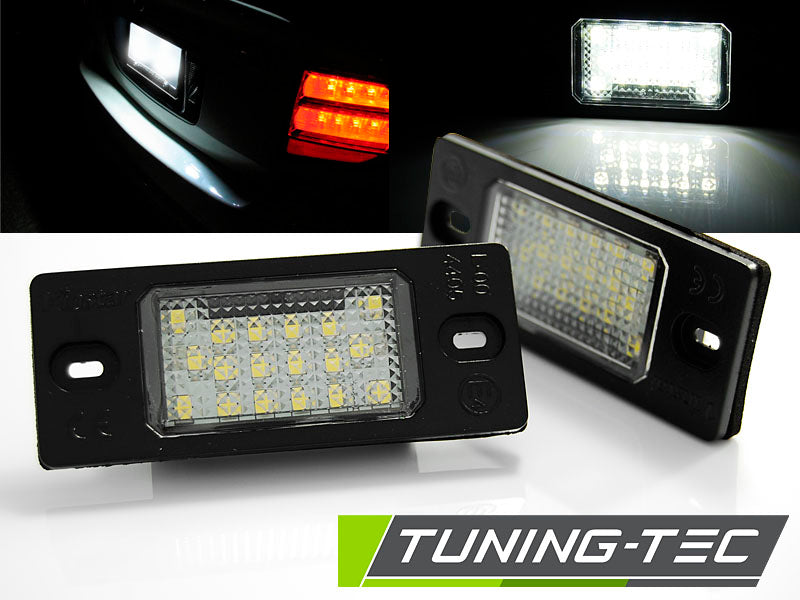 Feux de plaque d'immatriculation à LED compatibles avec VW Tiguan / Touareg / Golf V Variant / Porsche Cayenne avec CANBUS