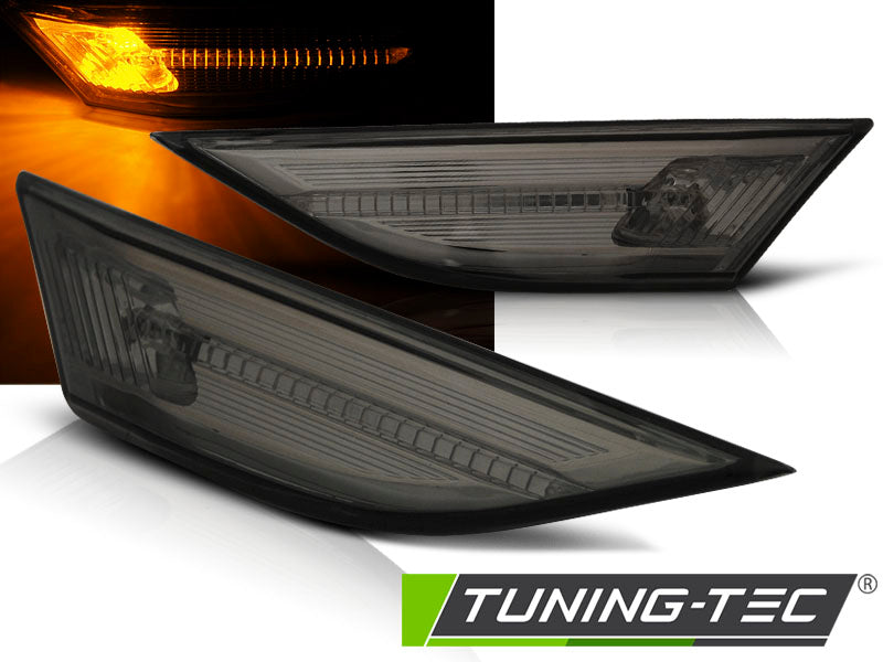 Feux de position latéraux à LED fumés compatibles avec Porsche 911 (991) Carrera 11-15
