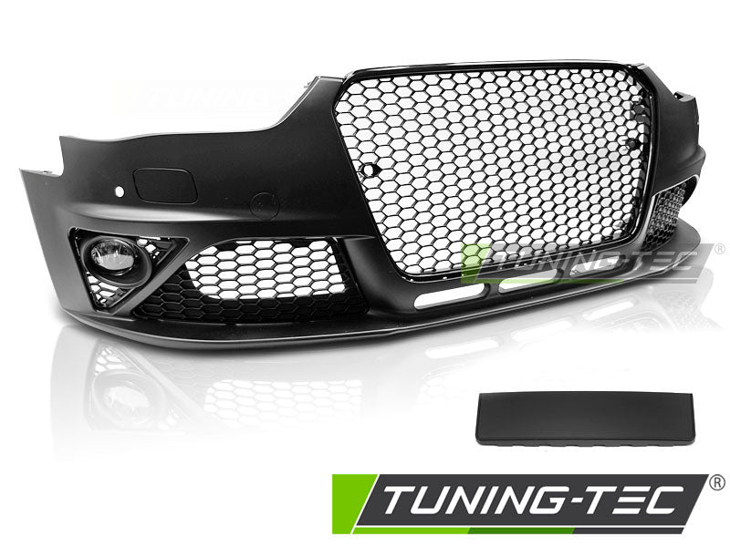 Pare-chocs avant sport noir PDC compatible avec Audi A4 B8 12-15