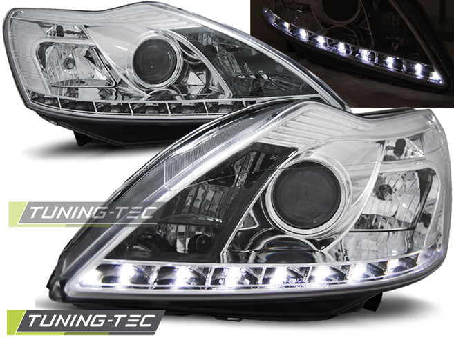 FORD FOCUS II 02.08-10 CHROME CLAIR DE JOUR AVEC M.