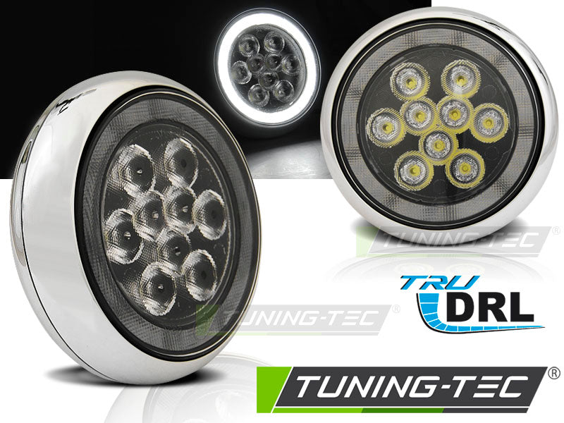 FEUX DE BROUILLARD ANGEL EYES LED FEUX DE JOUR UNIVERSELS compatibles BMW MINI COOPER